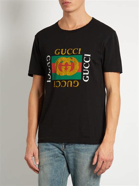 gucci graphic shirt|authentic gucci t shirt men.